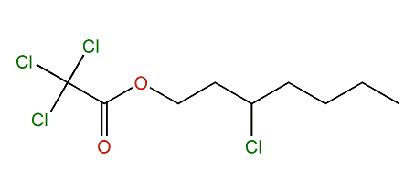 3-Chloroheptyl trichloroacetate